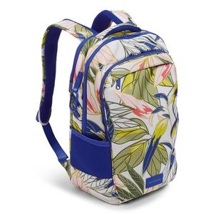 Vera Bradley Rain Forest Leaves Grand Backpack Reactive